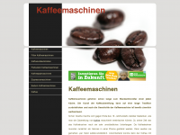 Screenshot des Blogs Kaffeemaschine-info
