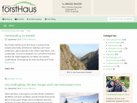 Screenshot des Blogs Hotel Harz Blog