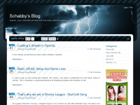 Screenshot des Blogs Schabbys Blog
