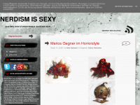 Screenshot des Blogs Nerdism is sexy