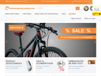 Screenshot des Blogs Elektrofahrrad Shop und Blog