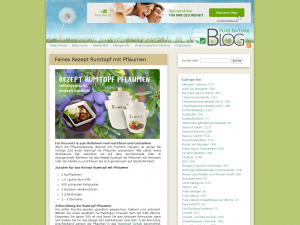 Screenshot des Blogs Pure Nature Blog