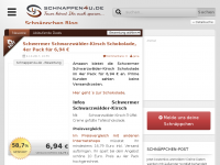 Screenshot des Blogs Schnappen4u.de » Teuer könnt Ihr Euch sparen