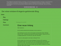 Screenshot des Blogs Hadwingas Welt im WorldWideWeb