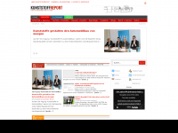 Screenshot des Blogs Kunststoffreport – Online Magazine 2.0