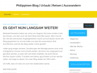 Screenshot des Blogs Philippinen Blog – Reiseberichte | Erlebnisse | Phil-Life.net