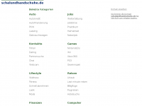 Screenshot des Blogs Schal und Handschuhe