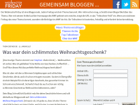 Screenshot des Blogs Webmasterfriday: Webmaster & SEO