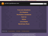 Screenshot des Blogs Perfect Gentleman
