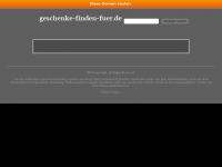 Screenshot des Blogs Exklusive Geschenke