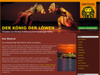 Screenshot des Blogs König der Löwen