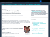 Screenshot des Blogs Erfolgsberater – motivierende Persönlichkeits-Seminare