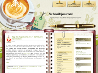 Screenshot des Blogs Schreibjournal