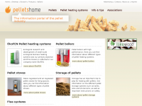 Screenshot des Blogs Heizen mit Pellets
