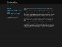 Screenshot des Blogs Markus’s Blog