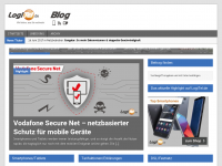 Screenshot des Blogs LogiTel Handy Blog