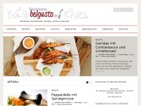 Screenshot des Blogs Belgusto