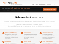 Screenshot des Blogs Paid4.org – Paidmails und Payraten
