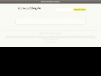 Screenshot des Blogs Das Allround Blog