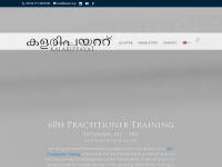 Screenshot des Blogs Kalari, Kalari Yoga und Ayurveda mit Kai Hitzer