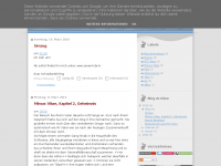 Screenshot des Blogs Schreiberlehrling