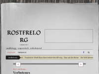 Screenshot des Blogs rostfrei.org