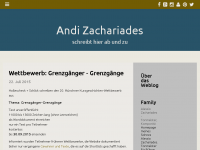 Screenshot des Blogs Andi Zachariades