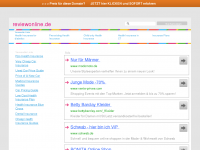 Screenshot des Blogs Review Online