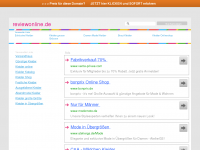 Screenshot des Blogs Review Online