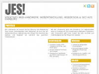 Screenshot des Blogs JES! – Webdesign & SEO