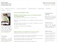 Screenshot des Blogs Das Kreatives Denken.com Blog
