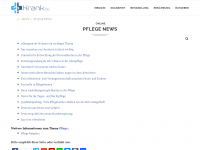 Screenshot des Blogs Geborgen im Alter