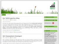 Screenshot des Blogs SEM-Experten Suchmaschinenmarketing Stuttgart