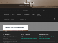 Screenshot des Blogs Fulanos Worte