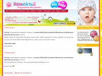Screenshot des Blogs LittleShirts.de/blog – Alles rund um Babys und Kinder