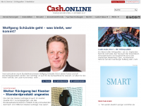 Screenshot des Blogs Cash. Online