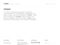 Screenshot des Blogs TAMER-PHOTOGRAPHY