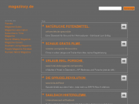 Screenshot des Blogs magazinXY