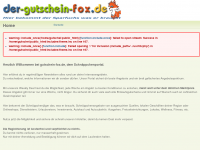Screenshot des Blogs Gutscheinfox – Wir bloggen die aktuellen Schnäppchen, Gutscheine & Rabattaktionen