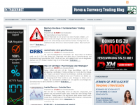Screenshot des Blogs FX Tradernet Blog