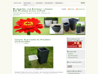 Screenshot des Blogs Blumenkübel von Eastwest