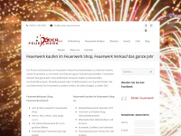 Screenshot des Blogs Feuerwerk Blog