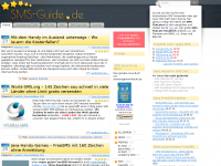 Screenshot des Blogs SMS-Guide.de – FreeSMS Liste mit Anbietern im Vergleich