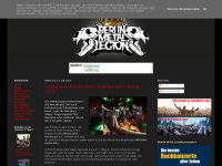 Screenshot des Blogs Berlin Metal Legion Homepage