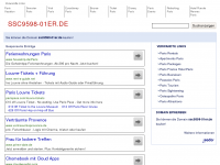 Screenshot des Blogs SSC 95/98-01er Jugend