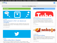Screenshot des Blogs wBlog – Internet News