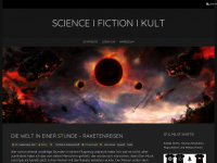 Screenshot des Blogs Sci Fi Kult