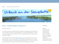 Screenshot des Blogs Der Müritz-Blog