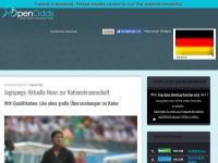 Screenshot des Blogs Jogis Jungs