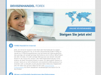 Screenshot des Blogs Devisenhandel
